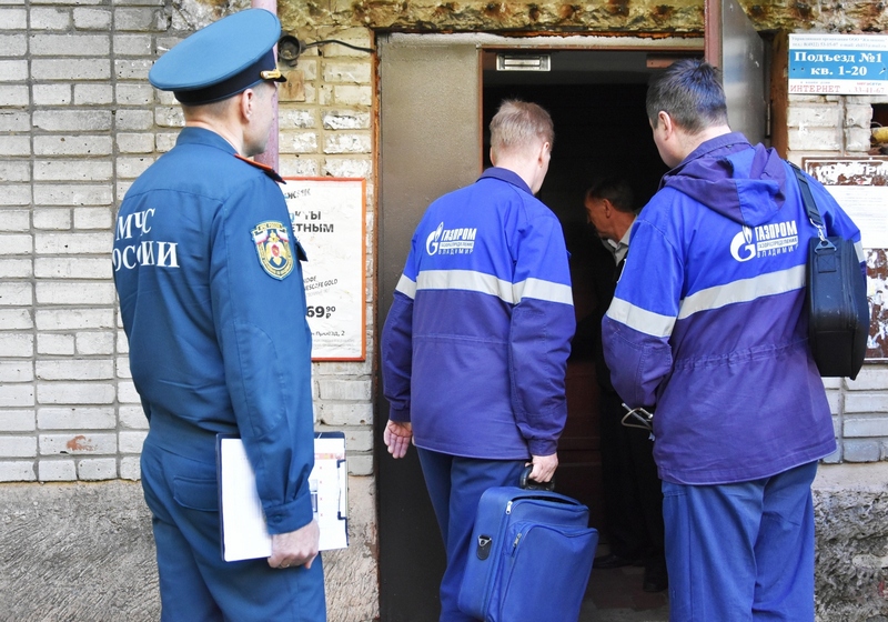 Владимирские газовики, МЧС и инспекция Госжилнадзора  провели рейд по газовой безопасности