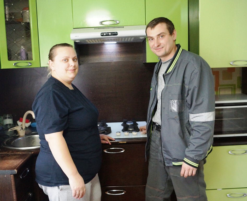 Первые потребители в поселке станции Сарыево.jpg Первые потребители подключенные к газу в поселке станции Сарыево.jpg